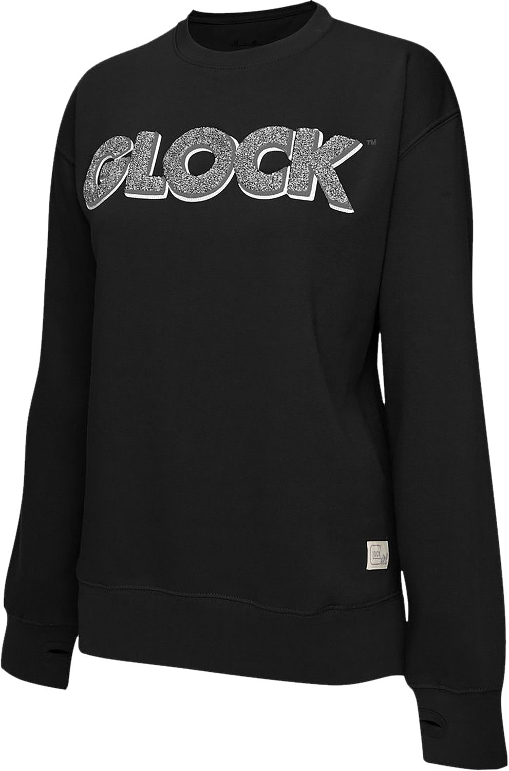 Glock AP96257 Black Raglan Pullover Fleece Sweatshirt Large