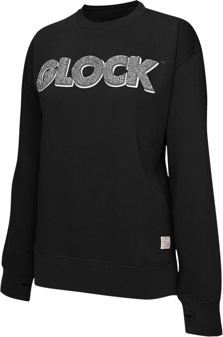 Glock AP96257 Black Raglan Pullover Fleece Sweatshirt Large
