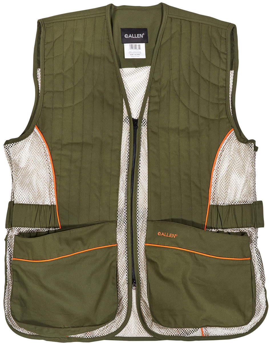 Allen Ace Shooting Range Vest XL/XXL Olive Tan 22612