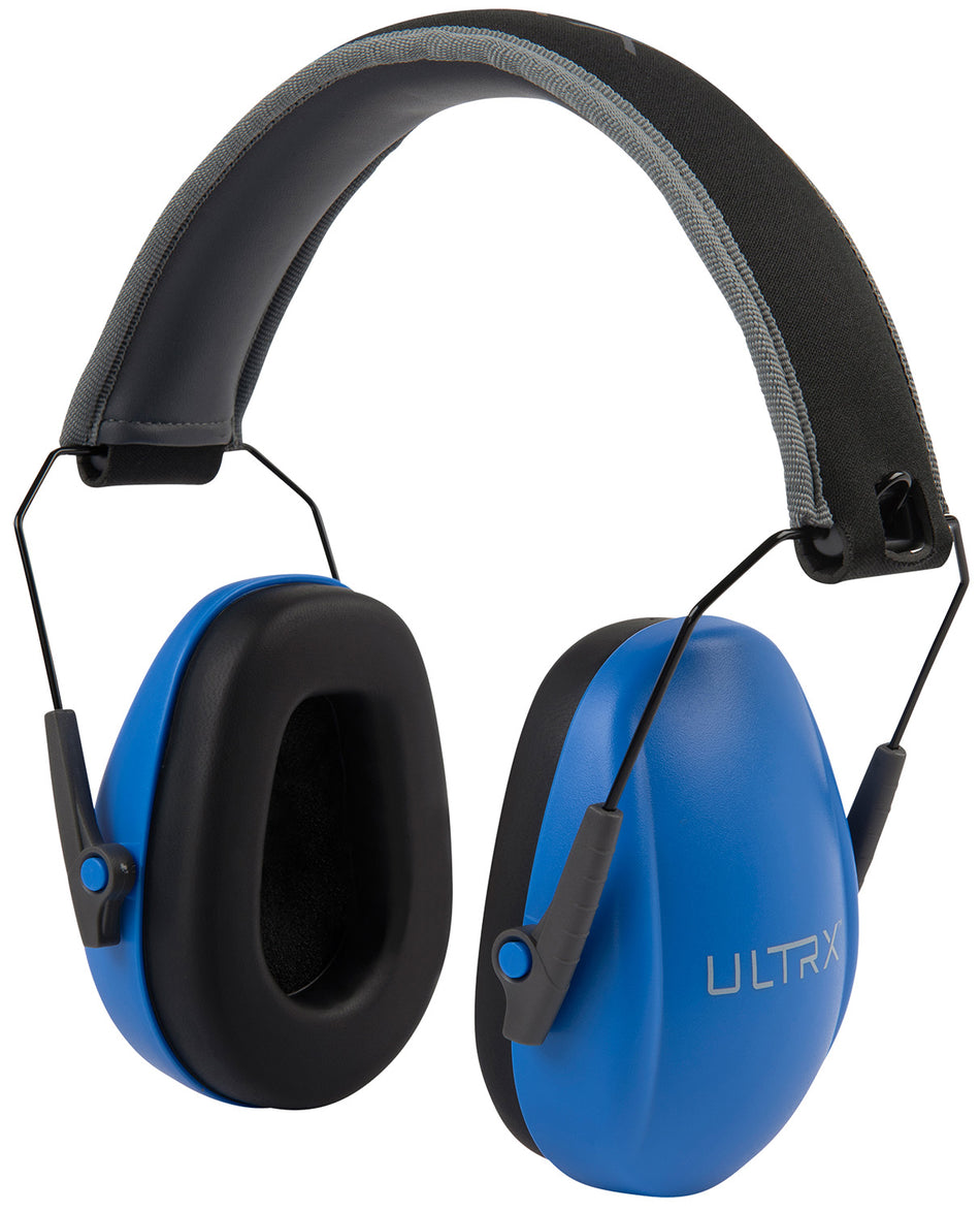 Allen 4175 Slim Profile Passive Hearing Protection Earmuff Blue Youth
