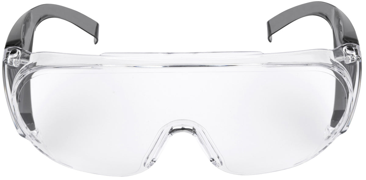 Allen 4180 Ultrx Shooting Safety Glasses Clear Lens Black Frame