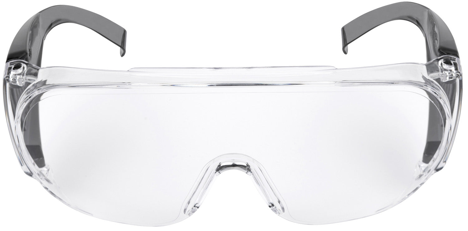 Allen 4180 Ultrx Shooting Safety Glasses Clear Lens Black Frame