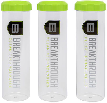Breakthrough Clean Suppressor Soaking Tubes Clear and Green 3 Pack