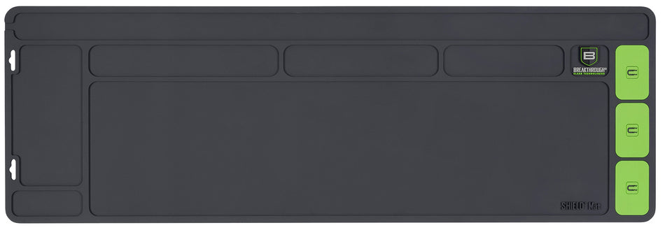 Breakthrough Clean Shield Mat for Rifles and Shotguns Gray Green PVC 35.88"x11.88"