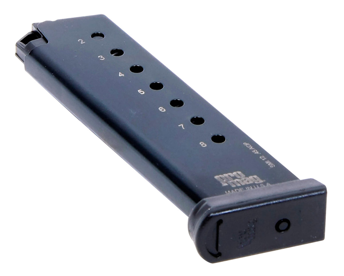 ProMag SMI12 .45 ACP 8rd Blued Steel Magazine Fits S&W 645/4506/4566/4586