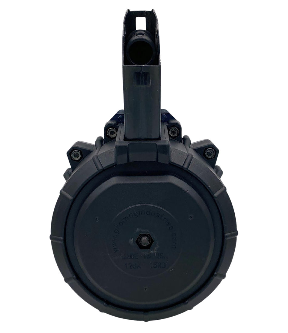 ProMag MKAA4 Akdal MKA 1923 12 Gauge 15-Round Drum Magazine Black Polymer