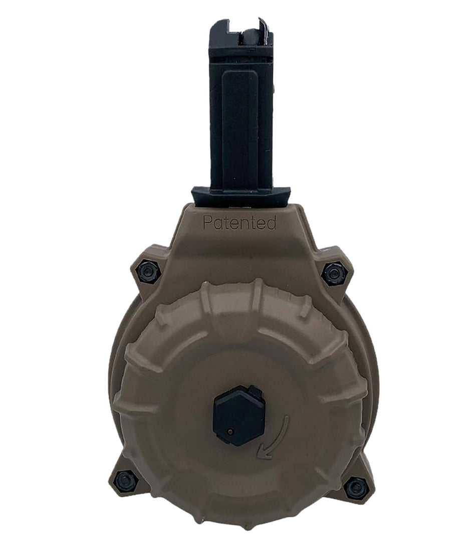 ProMag DRMA22-FDE CZ Scorpion 9mm 50-Round Drum Magazine Flat Dark Earth