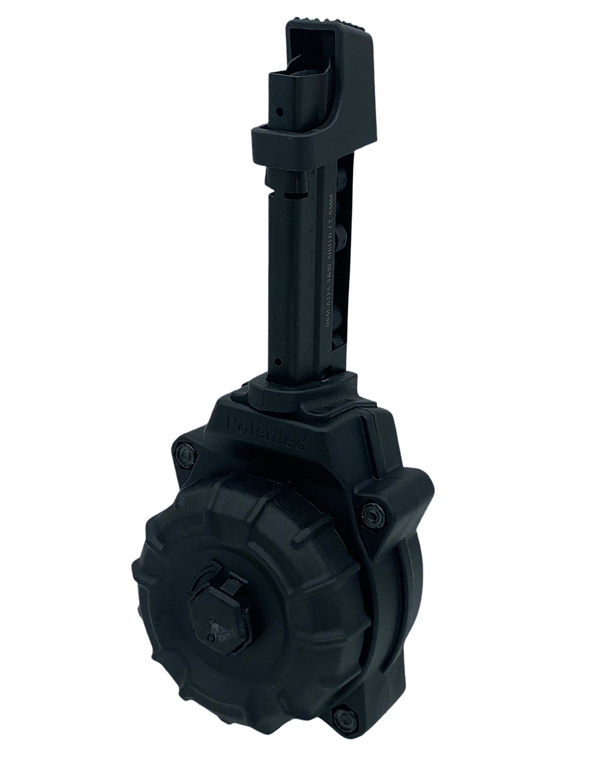 ProMag DRMA114 S&W M&P Shield EZ 9mm 30-Round Drum Mag Black Zytel Polymer