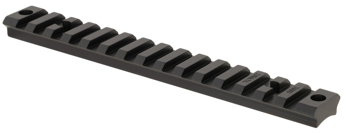 Warne 769820MOA 20 MOA Mountain Tech Tactical Rail Savage Axis Black Anodized 7075 Aluminum
