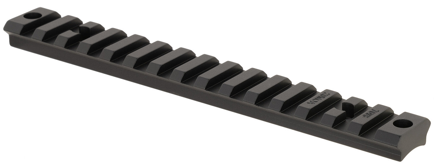 Warne 769820MOA 20 MOA Mountain Tech Tactical Rail Savage Axis Black Anodized 7075 Aluminum