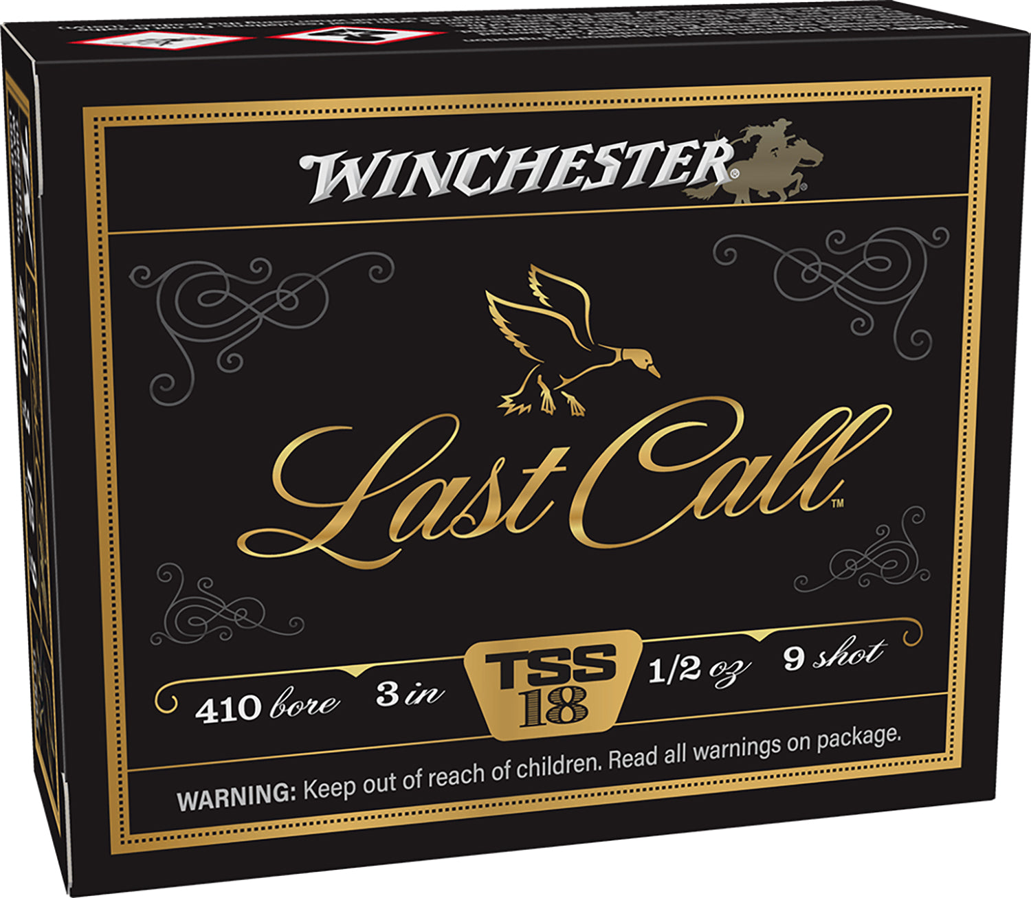 Winchester .410 Bore Shotgun Shells Last Call TSS #9 1/2 oz 3 in