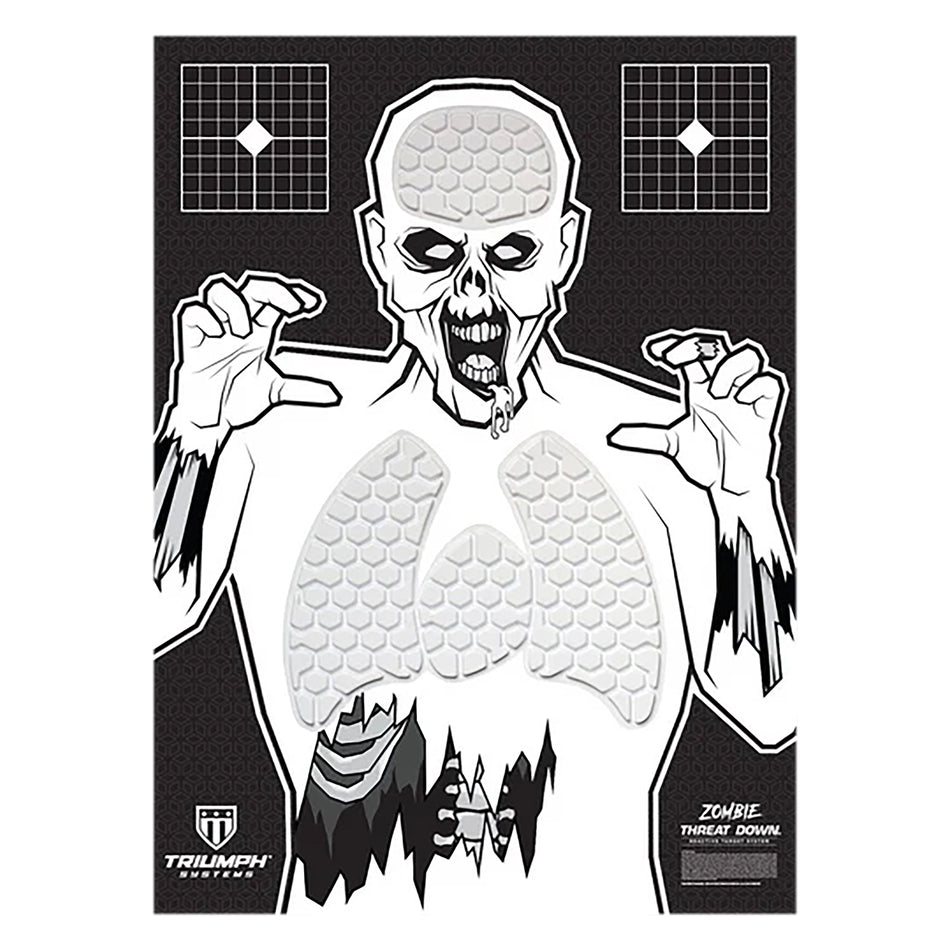 Triumph Systems Bleeding Zombie Reactive Gel Splatter Shooting Target, 30x22 Inch