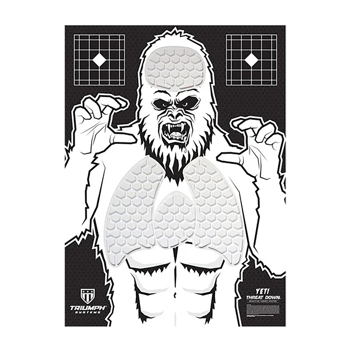 Triumph Systems Yeti Reactive Gel Splatter Shooting Target, 30x22 Inch