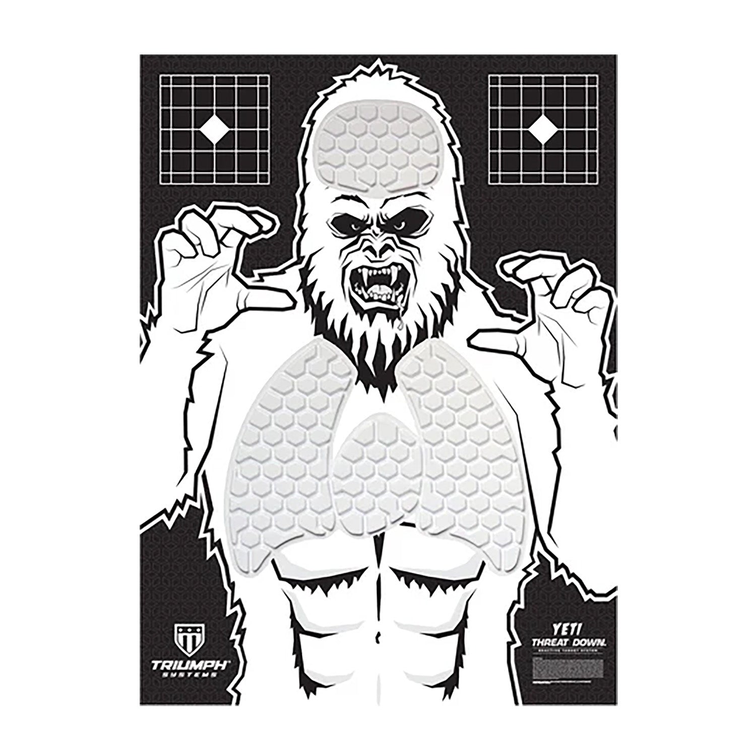 Triumph Systems Yeti Reactive Gel Splatter Shooting Target, 30x22 Inch