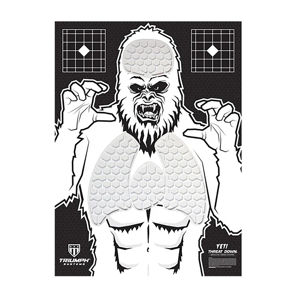 Triumph Systems Yeti Reactive Gel Splatter Shooting Target, 30x22 Inch