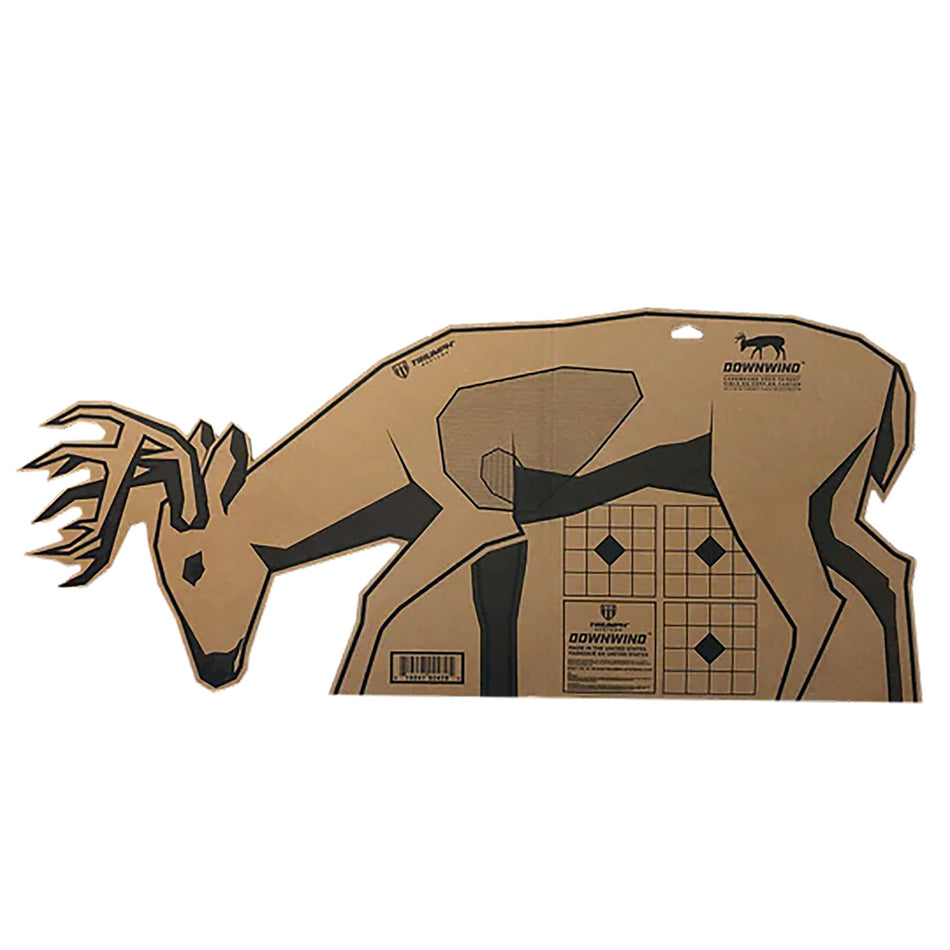 Triumph Systems 020020000 Downwind Standing Deer Cardboard Target 40x17.5 Inches