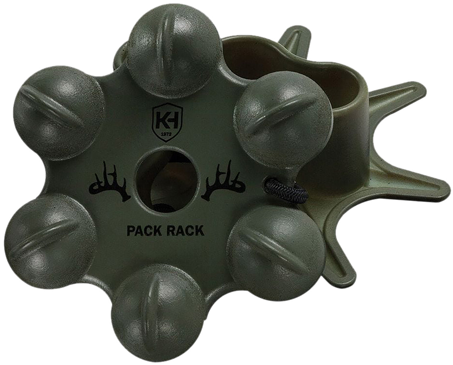 Knight & Hale Pack Rack KHD1019 Rattling Antler Call for Deer Dark Green Plastic