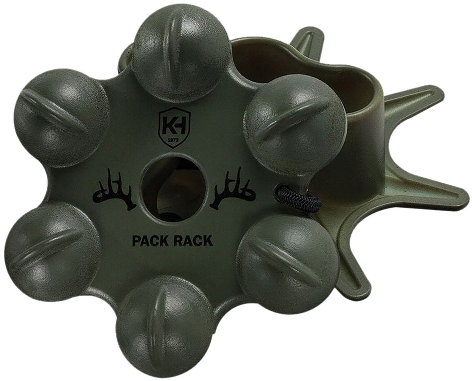 Knight & Hale Pack Rack KHD1019 Rattling Antler Call for Deer Dark Green Plastic