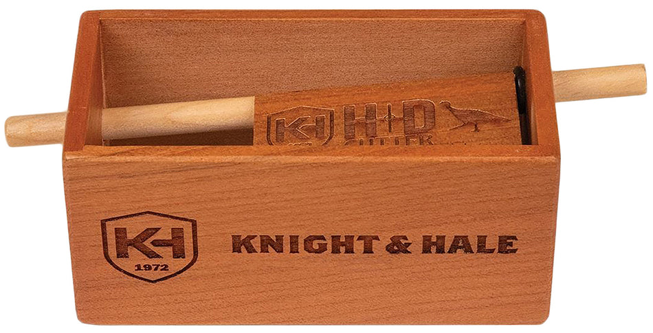 Knight & Hale HD Cutter Friction Turkey Call KHT0208 Brown Wood
