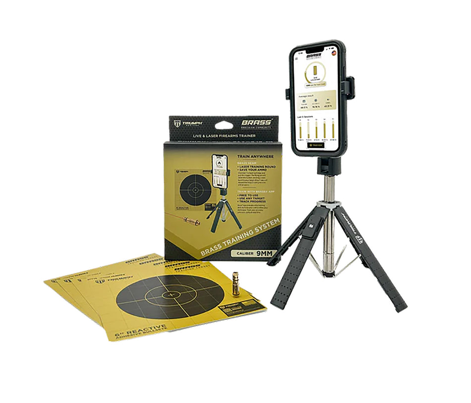 Triumph Systems TSBBBSSS 9mm Dry Fire Laser Training Kit with Targets