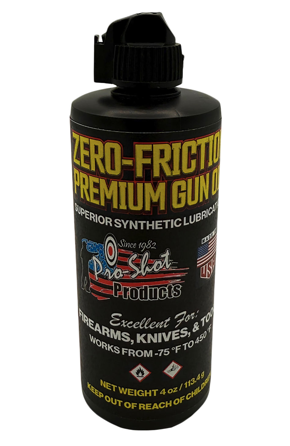 Pro-Shot Zero Friction ZF4 4 oz Needle Oiler Firearm Lubricant