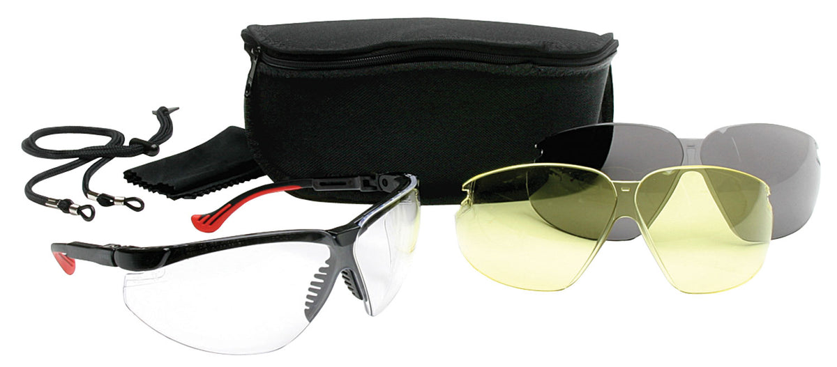 Howard Leight Genesis Safety Glasses Black Frame R01637
