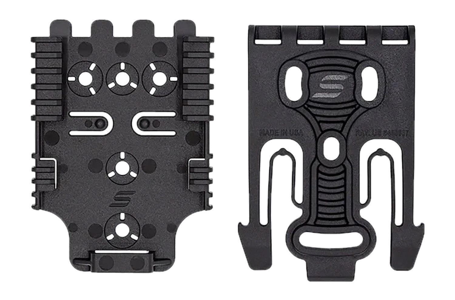 Safariland QUICK2KIT12 Quick Locking System Black Nylon QLS 19 Fork and QLS 22 Plate