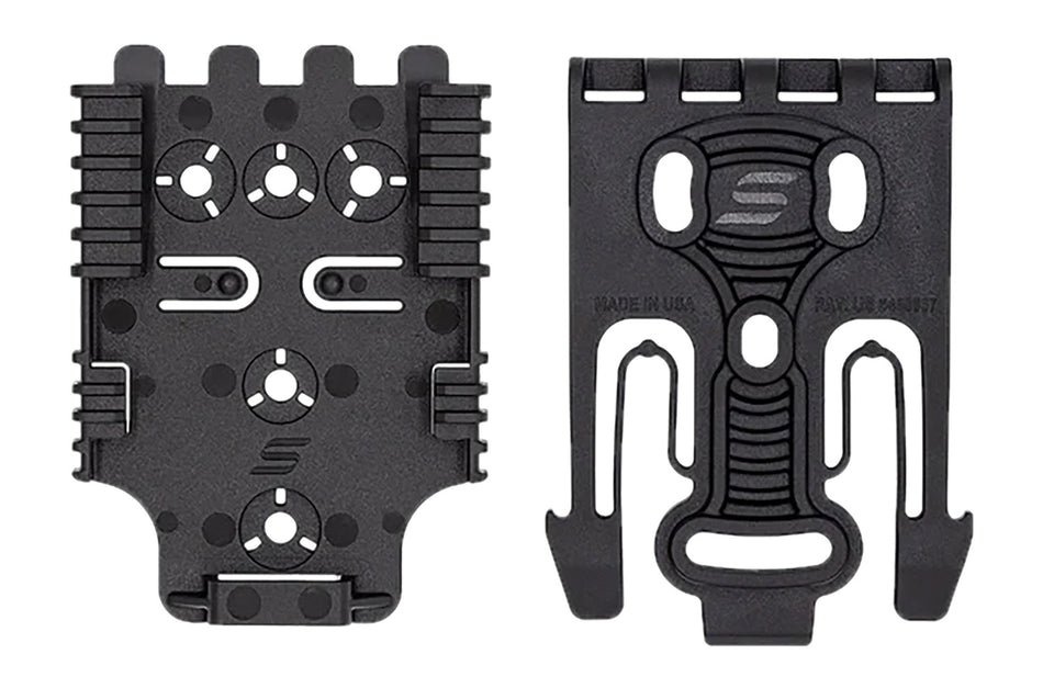 Safariland QUICK2KIT12 Quick Locking System Black Nylon QLS 19 Fork and QLS 22 Plate