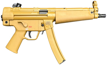 HK SP5 9mm Luger Pistol - 30+1 Capacity, 8.86" Navy-Style Threaded Barrel, FDE Finish, Includes 2 Magazines