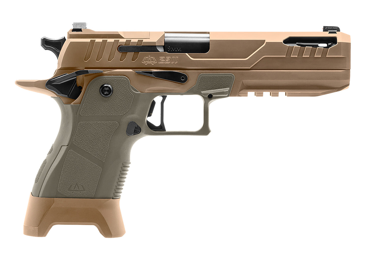 OA Defense 2311 Full Pro Kit 9x19 5" Ported High Desert Sage 21/17RD Pistol