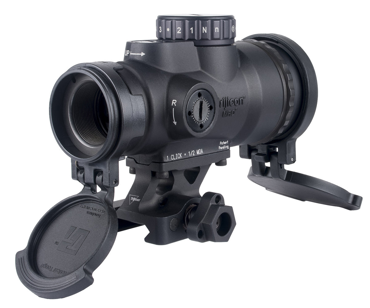Trijicon MRO HD Patrol 2200109 1x Black 68 MOA/2 MOA Red Dot Sight Full Cowitness QR Mount