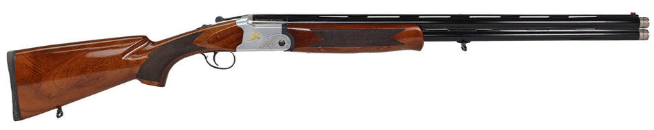 Iver Johnson IJ600 12 Gauge Over/Under 28in Vent Rib Silver Walnut Shotgun