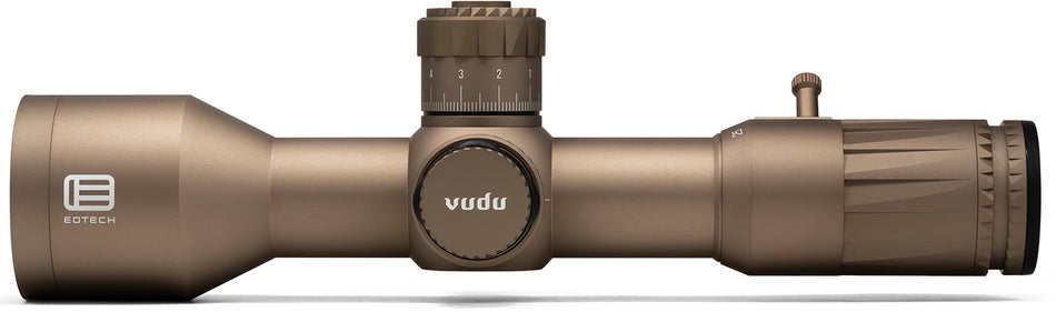 Eotech Vudu 5-25x50mm Tan First Focal Plane Illuminated MD4 MOA Reticle with EZ Chek Zero Stop