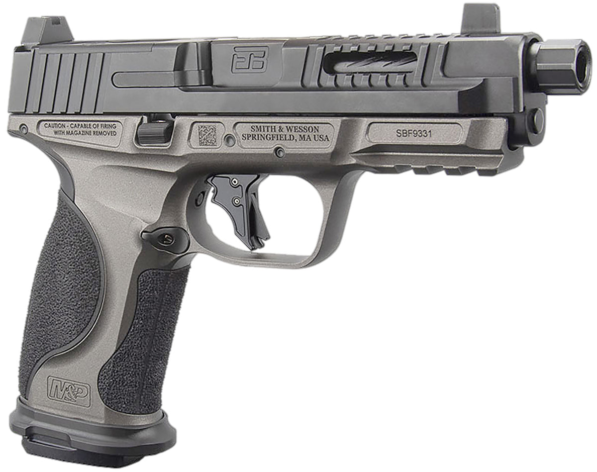 Ed Brown MPMETALF1 9mm Luger Pistol, 4.65" Black Nitride Slide/Barrel, Tungsten Gray Cerakote Frame