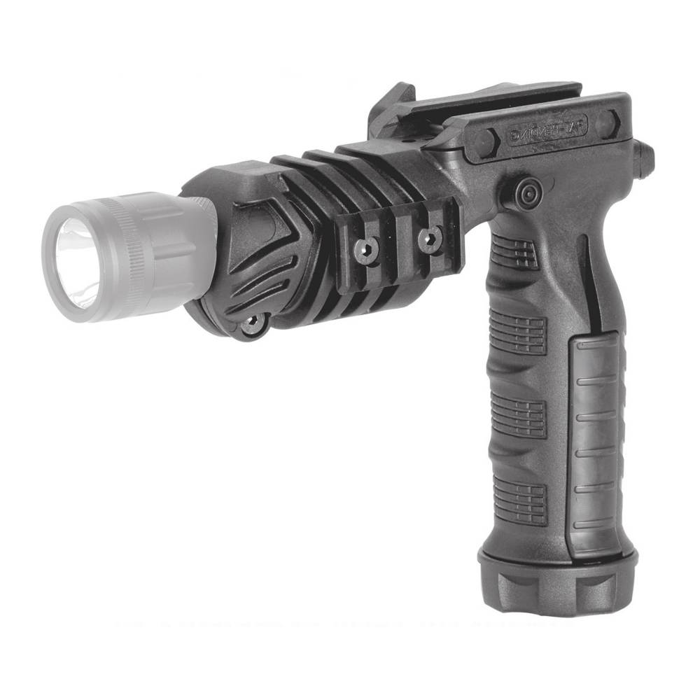 Command Arms Vertical Grip w/ Flashlight Adaptor Polymer Matte Black