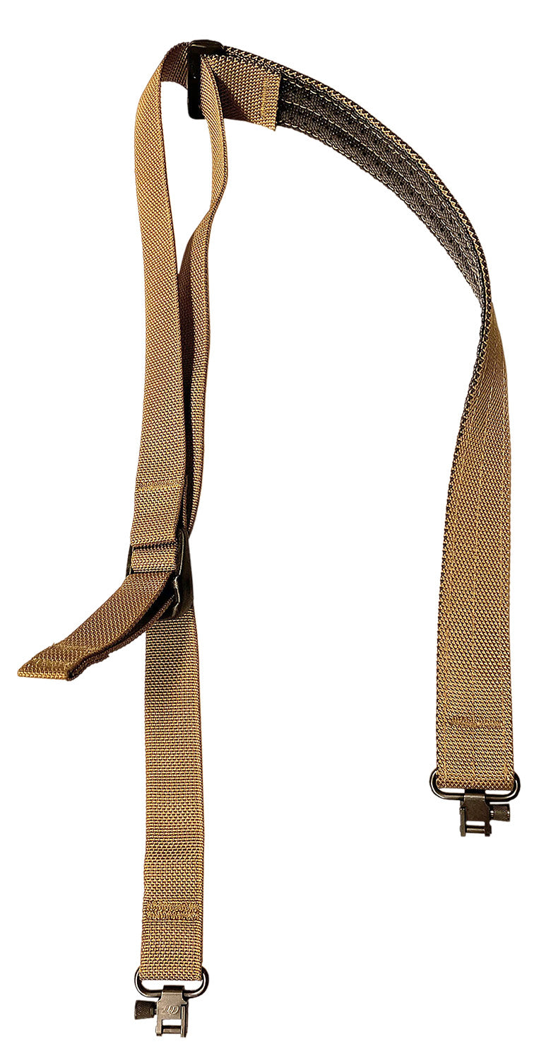 Tacshield T6115CY Coyote Tan Buckhorn Sling 1.25" Military Webbing Fast Adjust Rifle/Shotgun