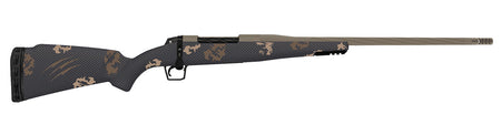 Fierce Firearms TWROG300PRC20BRS Twisted Rogue Mini 300 PRC 20" Smoked Bronze Cerakote Steel Threaded Barrel, Drilled & Tapped Steel Receiver, LR Negative Comb Sonora Ambush Camo Carbon Fiber Stock