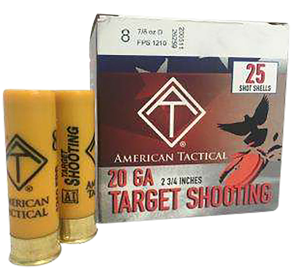 ATI 20 Gauge Shotgun Shells Target #8 7/8 oz 2.75 in