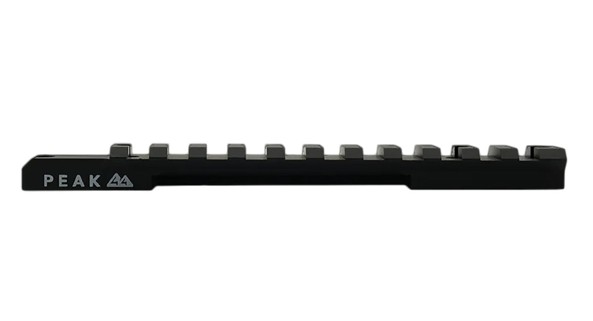 Weatherby J010002 Mark V Standard 6-Lug Picatinny Rail PEAK 44 Black Aluminum Mount