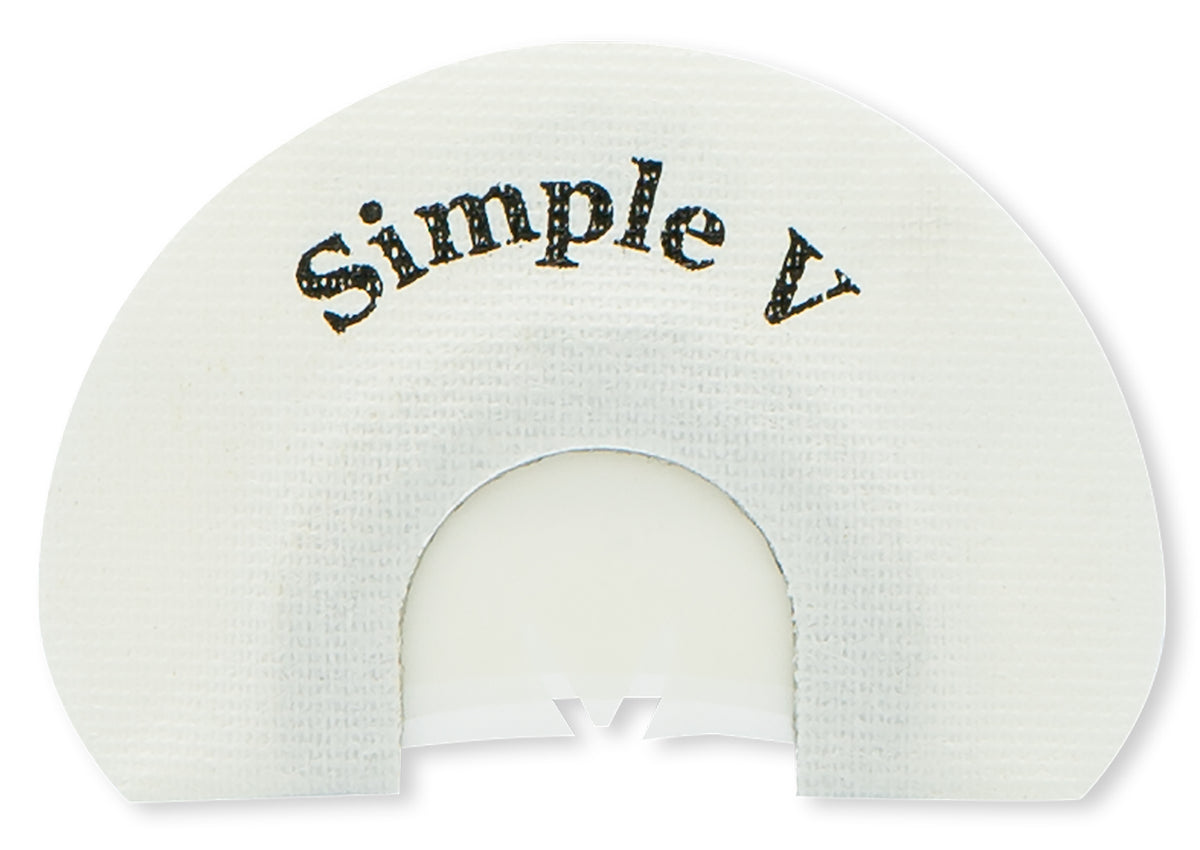 Rolling Thunder Game Call TC006-SV Simple Turkey Diaphragm 2 Reed V-Cut