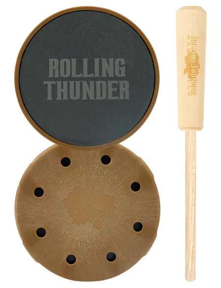 Rolling Thunder Game Call TCP-TDS Thunderdome Turkey Pot Call Hickory and Slate