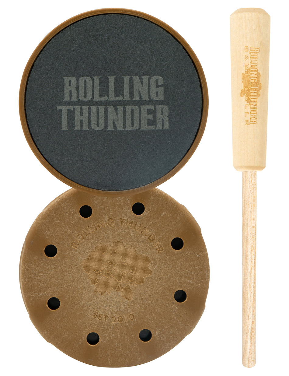 Rolling Thunder Game Call TCP-TDS Thunderdome Turkey Pot Call Hickory and Slate