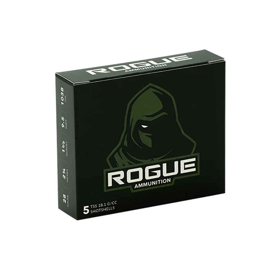 Rogue 28 Gauge Shotgun Shells  #9.5 1-5/8 oz 2.75 in