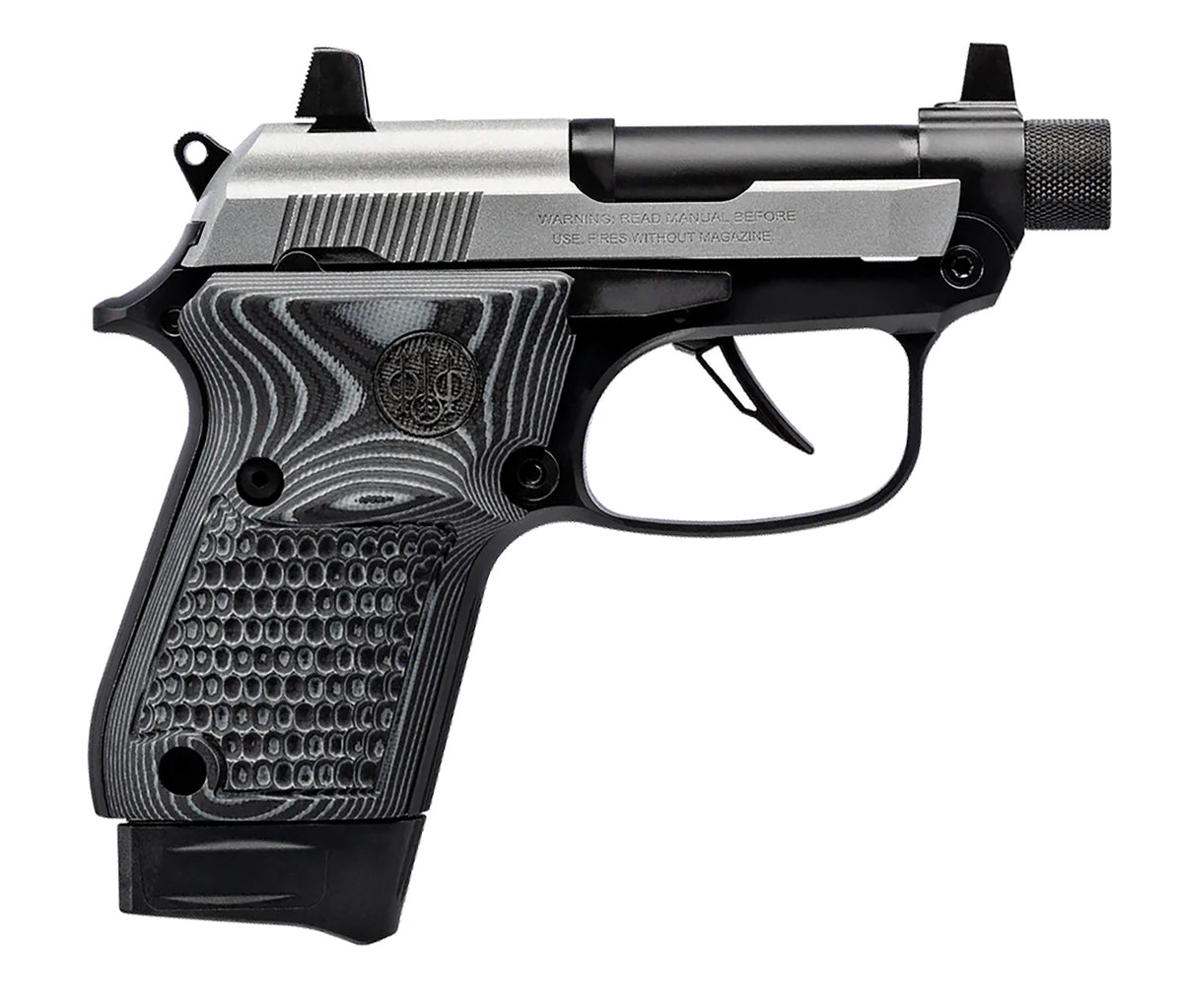 Beretta USA J20X22R8M3 20X Bobcat Bug Out Bag Micro Frame .22 LR 8+1 2.8" Pistol, Inox Slide, Black Polymer Frame w/Beavertail