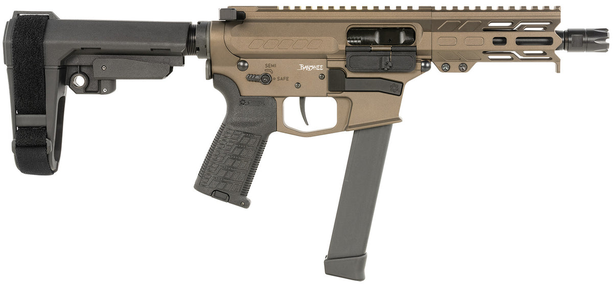 CMMG Banshee MkGs 9mm 5" Pistol - Midnight Bronze (99A290F-MB)