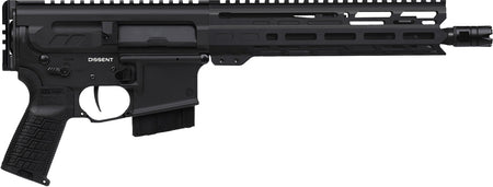 CMMG Dissent MK4 .338 ARC 10+1 Pistol, 10.5" Threaded Barrel, M-LOK Handguard, Black Cerakote