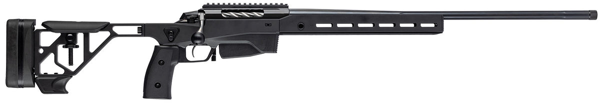 Tikka T3x Ace Game 6.5 PRC 10+1 24" Fluted Threaded Barrel Rifle, Black Cerakote, M-LOK Handguard