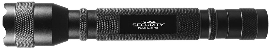 LB Marketing Blackjack Police Security Flashlight 180 Lumens 150m Range AA Battery Black