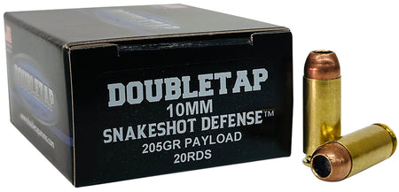 DoubleTap 10mm Auto Handgun Ammo  Hardcast Solid Shot Shell 205 grain 