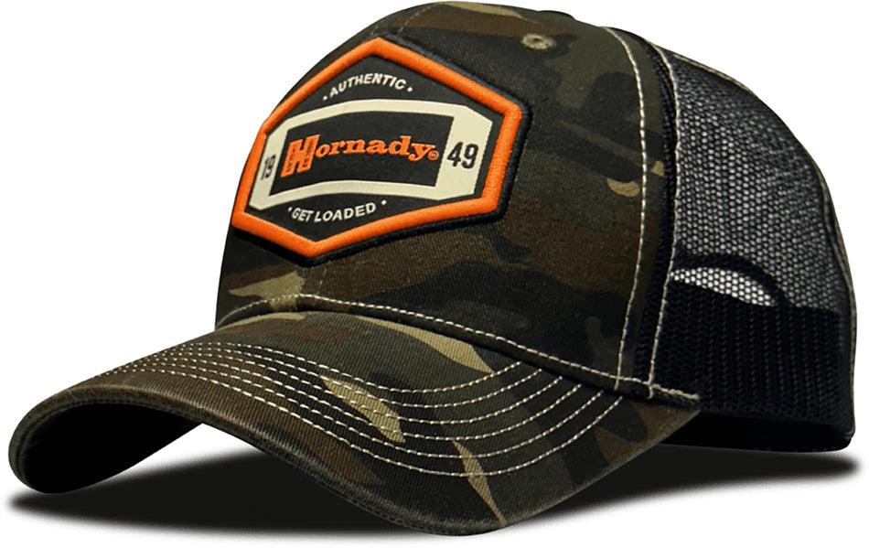 Hornady 32830 Trucker Hat Camo with Embroidered Hornady Patch